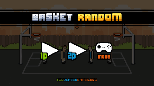 Basket Random browser game start screen
