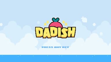 Dadish game start screen