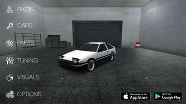 Drift Hunters game start screen
