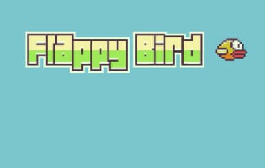 Flappy Bird game start screen