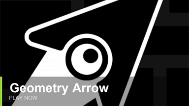 Geometry Arrow game start screen