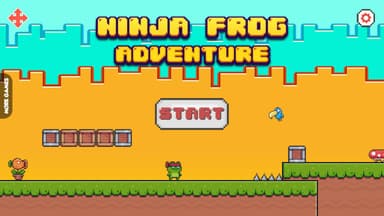 Ninja Frog game start screen