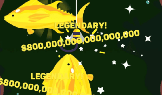 Tiny Fishing Legendary Golden Tuna catch worth $800 quadrillion