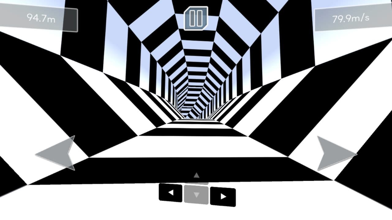 Tunnel Rush active tunnel run after a right direction input