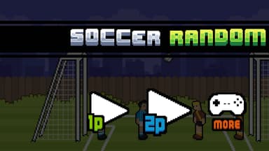 Soccer Random browser game start screen
