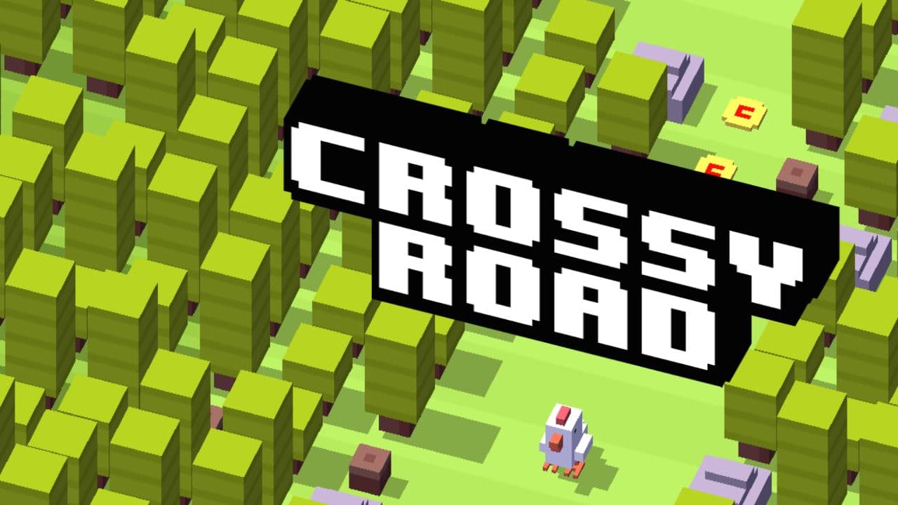 Crossy Road game start screen