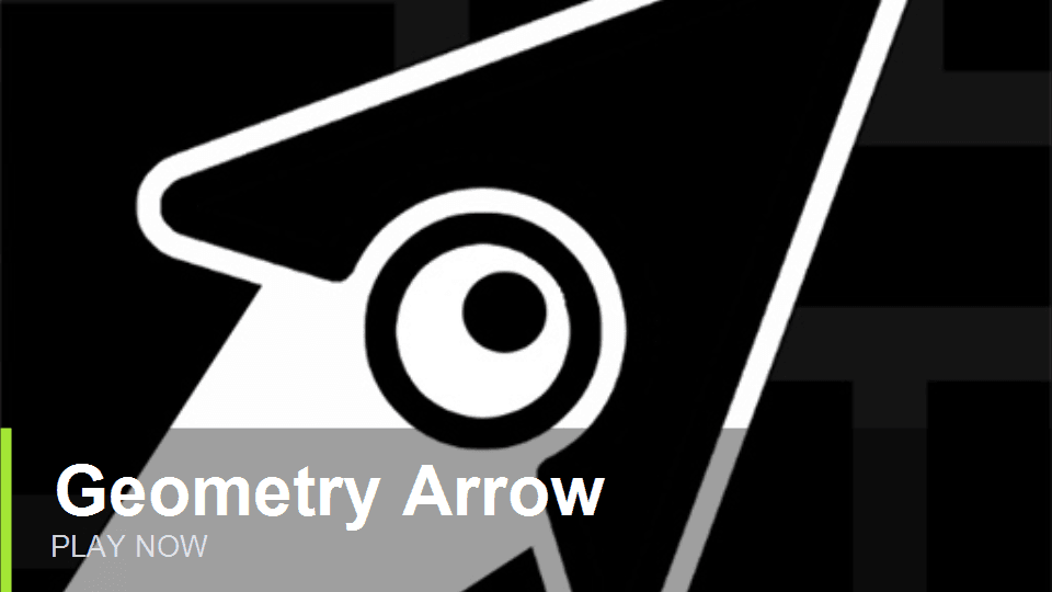 Geometry Arrow game start screen